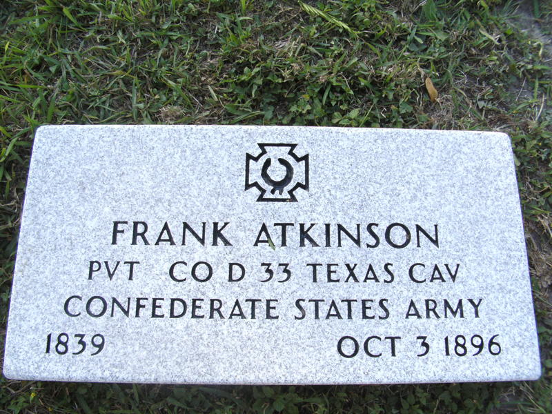Frank Atkinson Headstone