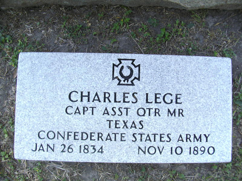 Charles Lege Headstone