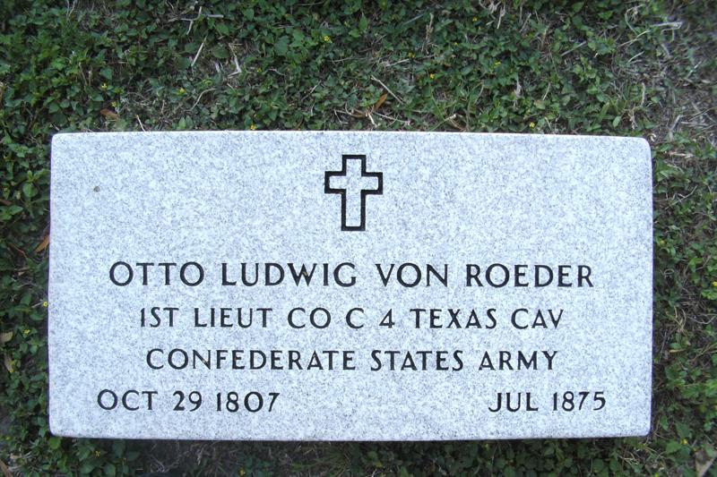 Otto von Roeder Headstone