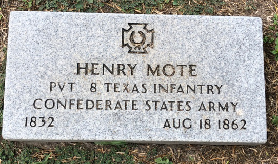 Henry Mote Headstone