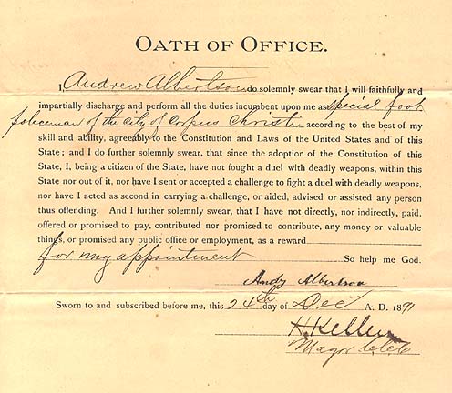 Oath of Office