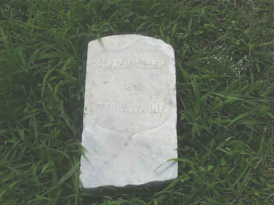 Alonzo Allen Headstone