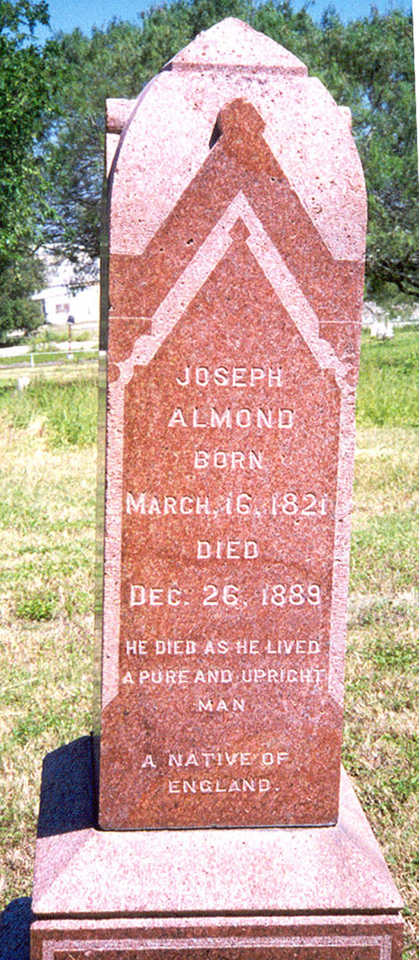 Joseph Almond Headstone