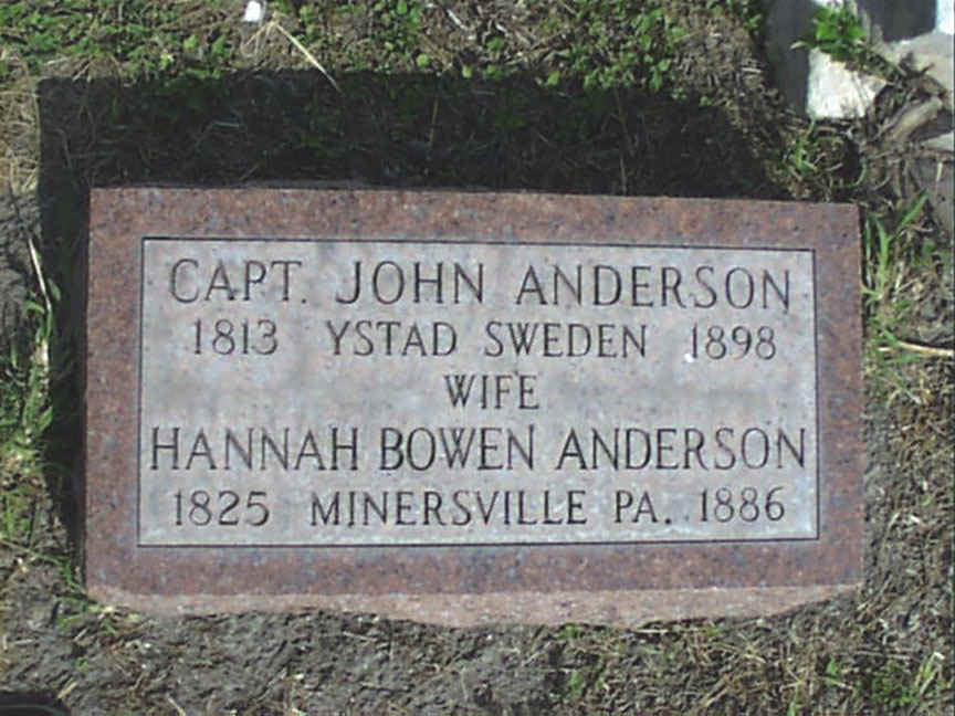 John Anderson Headstone