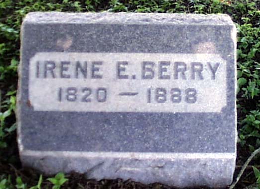 Irene E. Berry Headstone