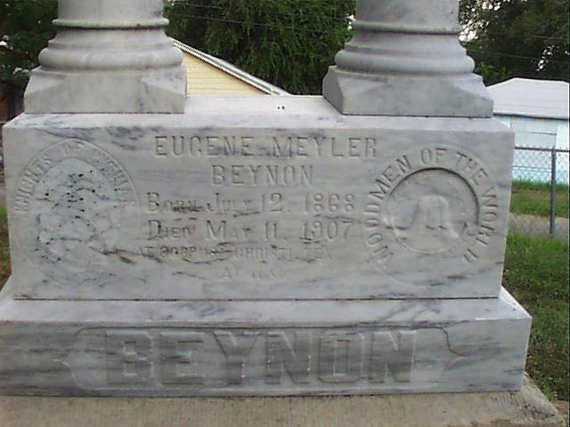 Eugene Meyler Beynon Headstone
