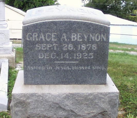 Grace A. Beynon Headstone