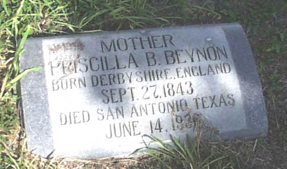 Priscilla B. Beynon Headstone