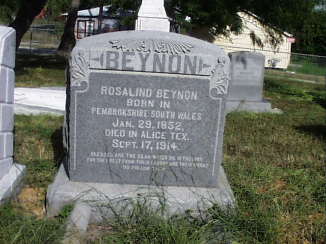 Rosalind Beynon Headstone