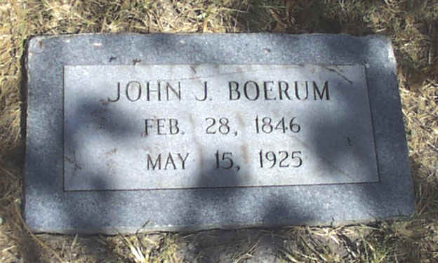 John J. Boerum Headstone