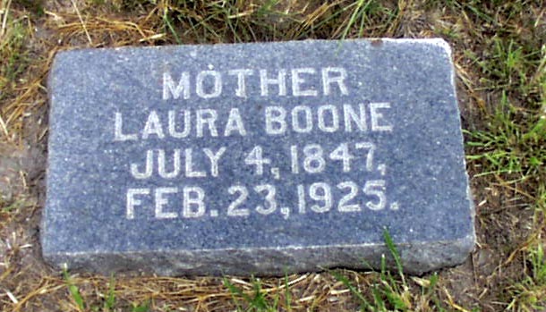 Laura Boone Headstone