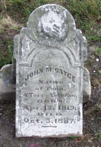 John M. Cayce Headstone