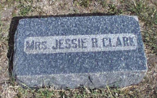 Mrs. Jessie R. Clark Headstone