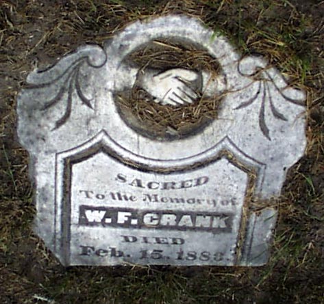 W. F. Crank Headstone