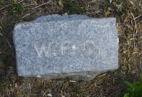 W. F. Cronkey Headstone