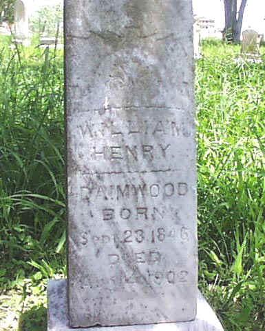 William Henry Daimwood Headstone