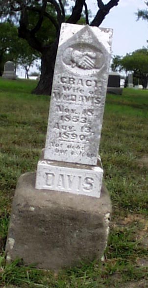 Gracy Davis Headstone