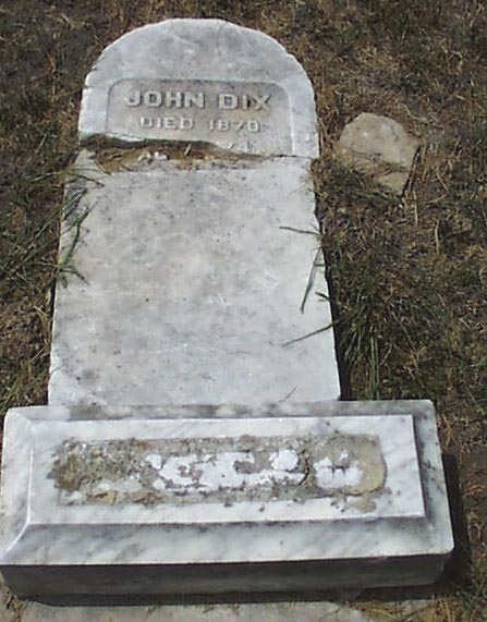 John Dix Headstone