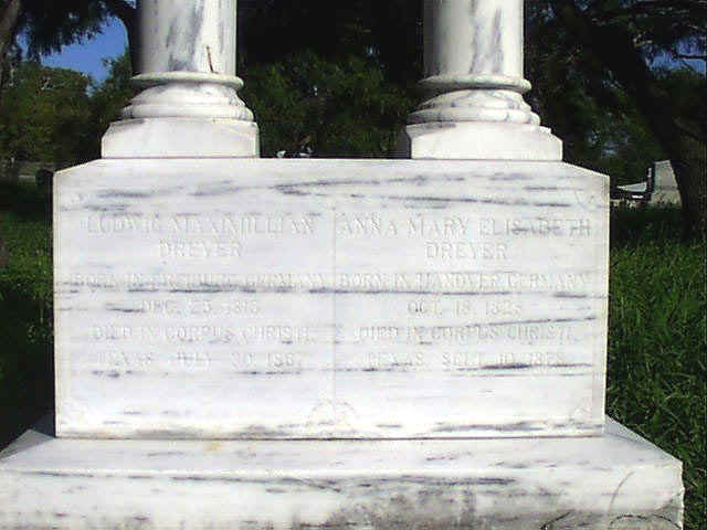 Ludwig Maximilian Dreyer Headstone