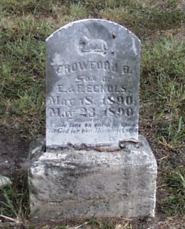 Crowford B. Eckols Headstone