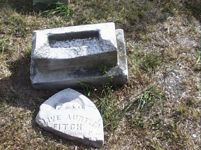 Olive Aurelia Fitch Headstone