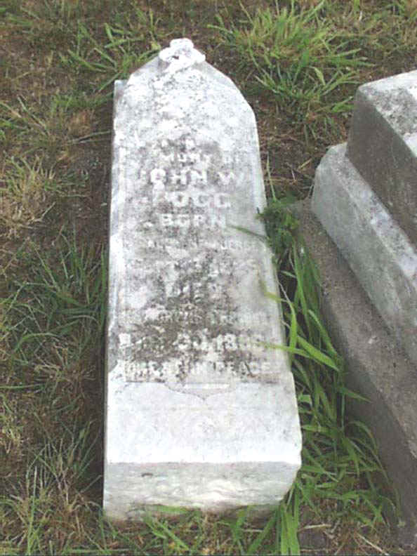 John W. Fogg Headstone