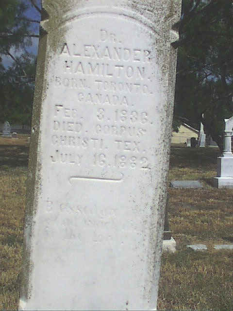 Alexander Hamilton Headstone