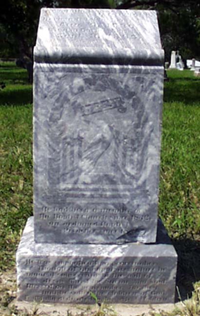 John Benjamin Hardwicke Headstone