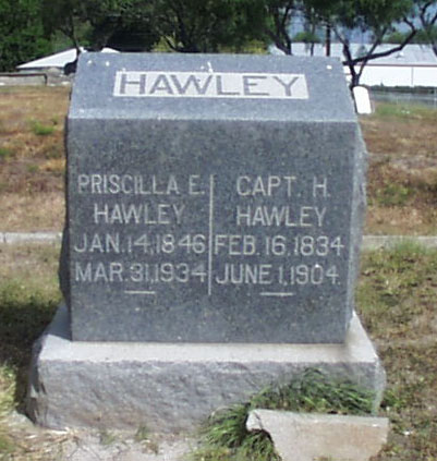 Priscilla E. Hawley Headstone
