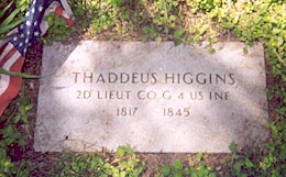 Thaddeus Higgins Headstone