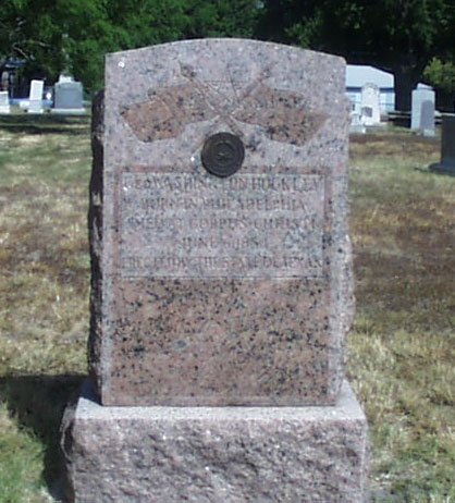 George Washington Hockley Headstone