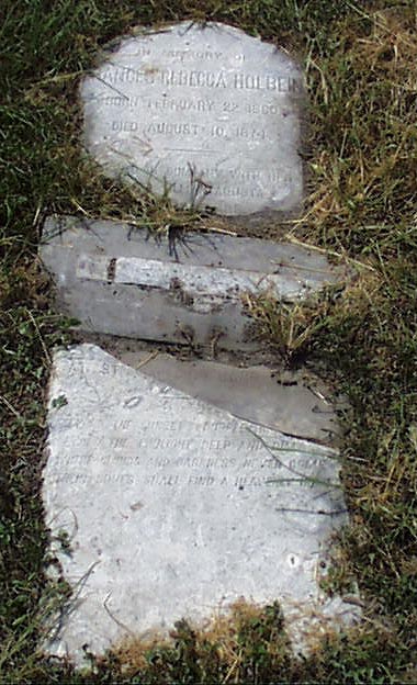 Frances Rebecca Holbein Headstone