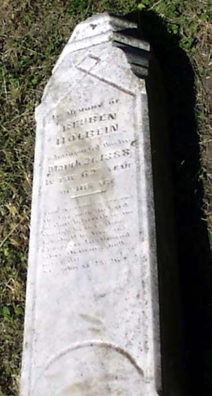 Reuben Holbein Headstone