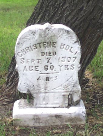 Christene Holt Headstone