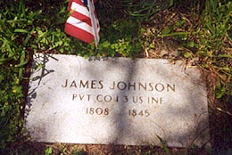 James Johnson Headstone