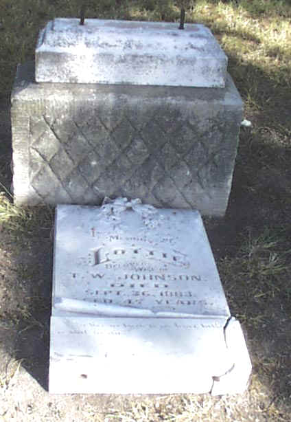 Lottie Johnson Headstone