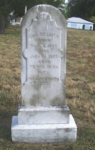 Edward Killmer Headstone