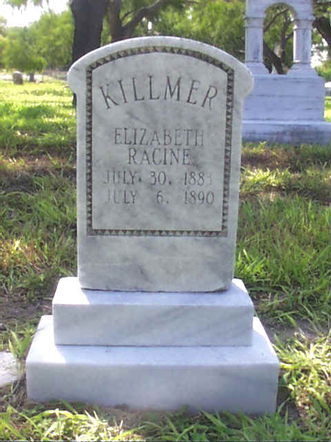 Elizabeth Racine Killmer Headstone