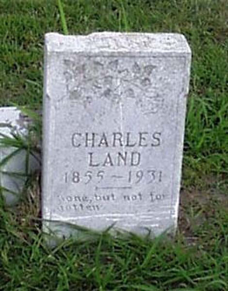 Charles Land Headstone