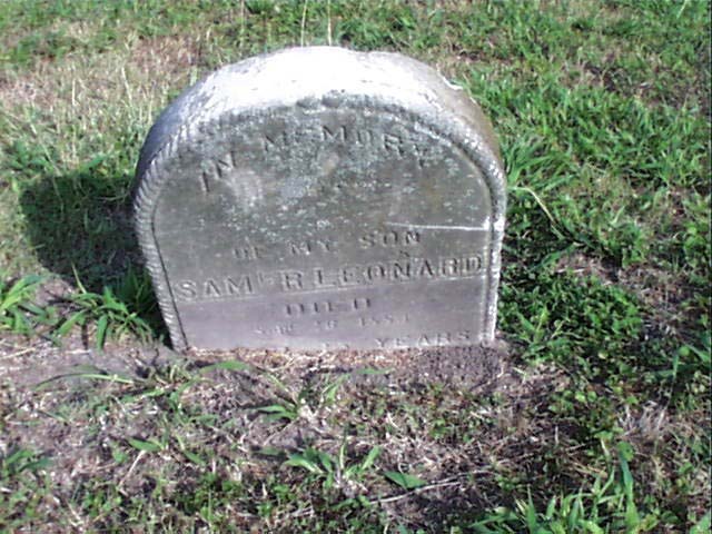 Samuel R. Leonard Headstone