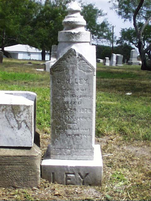 C. H. Ley Headstone