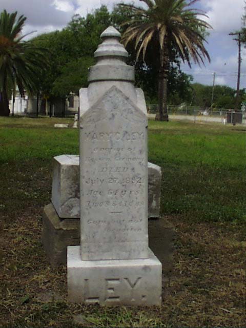 Mary C. Ley Headstone