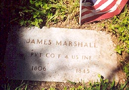 James Marshall Headstone