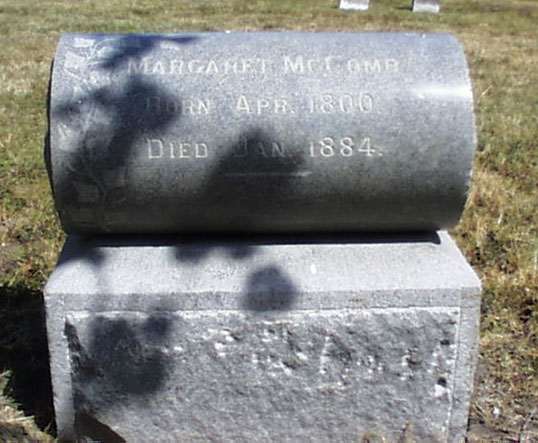 Margaret McComb Headstone