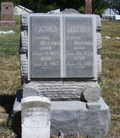 Annie McComb Headstone