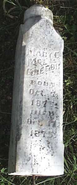 Mary C. McGregor Headstone