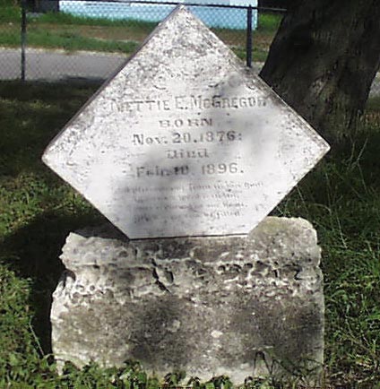 Nettie E. McGregor Headstone
