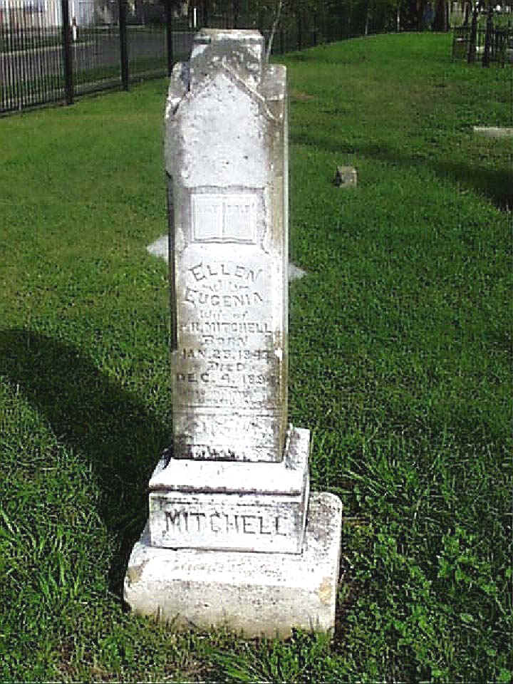 Ellen Eugenia Mitchell Headstone