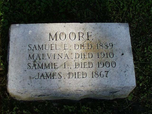 James Moore Headstone