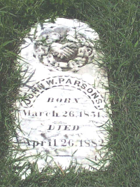 John W. Parsons Headstone